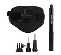 RASTKY Camera Waist Belt, Back Bar Waist Strap with Selfie Stick and Screws for Hero, OSMO, for and Other Panoramic Cameras