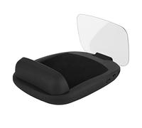 RASTKY Car HUD Large Screen Display for OBD and GPS System Alarm & Stereo Imaging Fits for All Vehicles