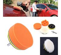 RASTKY Car Polishing Pads Professional 4" Buffing Pad Set for Polisher Buffer With Adhesive Backing