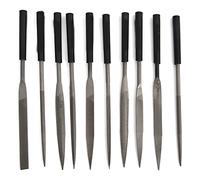 RASTKY Carbon Steel Needle File Set Single Sided Jewelry Files, Durable Hand Files for Metal Smoothing, Ideal for Hobbyists (5 * 180mm)