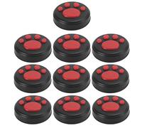 RASTKY Cat Silicone Rocker Cap Adorable Thumb Grips Cover for/Lite, Red/Blue/White/Pink/Green Claws on Black, Set of 10, Novel Design for Gaming Enthusiasts (Red claws on black)