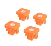 RASTKY Ceramic Filament Inlets AMS Guard Feed Port Protector Easy Install Long Lasting Performance 4PCS Filament Inlets for 3/S1C 3D Printer Enthusiasts