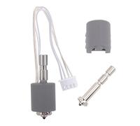 RASTKY Ceramic Heating Block Kit with Hardened Steel Nozzle 0.4MM for Max 3D Printer,High-Speed Printing, Compatible with 1.75mm Filament PLA ABS PETG TPU, 2 Nozzle 2 Insulation Sleeve