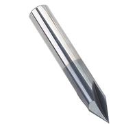 RASTKY Chamfer End Mill 3 Flute 60° CNC Carving Cutter for Chamfering Professionals Tungsten Steel for Aluminum and Copper Milling 1pc (D12*60°*75L)