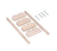 RASTKY Chicken Wooden Perches Durable Roosting Bar for Rooster Parrots Pet Supplies, Natural Comfortable Stand for Hens, Chickens, and Birds, 15.7x5.6x2.4in