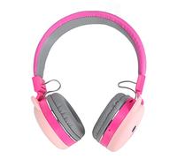 RASTKY Children's Cute Animals 5.0 Kids Headphones with Mic for Online Learning, Foldable Design, for Mobile Phones Tablets PC Laptops (little red pig)