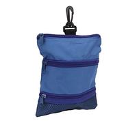 RASTKY Clip Tee Bag Multi Pocket Tee Hand Bag for, Zip Valuables Pouch for Men Women (Blue)