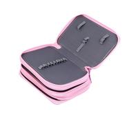 RASTKY Colored Pencil Holder Bag Organize Handy Pen Case Lightweight 72 Slots Pencil Case for Various Creations PVC Sketching (4 Layers 72 Holes)