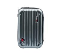 RASTKY Compact Digital Camera Case, PU Leather Bag with Interior Storage Organizer, Large Capacity and Dual Zippers Design, Drop and Crush, Compact, Portable for Ace/Ace Pro with (Grey)