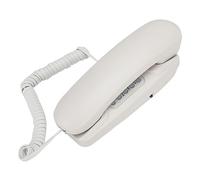 RASTKY Compact Hanging Telephone with Redial Function, Easy to Carry and Use, Suitable for Wall Mount or Table Placement, White Color, Reliable Long Service Life (White)