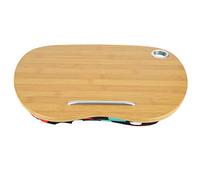 RASTKY Compact Laptop Stand with Comfortable Cushion Pillow for Bed Use, Ideal for Home Office or Outdoor Travel, 15.7x11.2x3.5in Size (multicolor flowers)