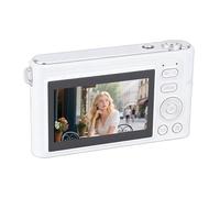 RASTKY Compact Video Camera, 4K Digital Camera 5X Optical Zoom Anti Shake 64MP 3 Inch Touch Screen Portable Travel (White)