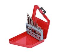 RASTKY Comprehensive Screw Extractor Drill Bit Set with LeftCobalt TechnologyEfficientand Stud Removal - Includes 5 Extractors Andin a Carry CaseConvenient Storage (red iron box)