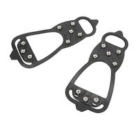 RASTKY Crampons Ice Traction Cleats Walking on Snow and Ice - 8 Teeth Anti-Slip Shoe Grips Boots and Shoes (L)