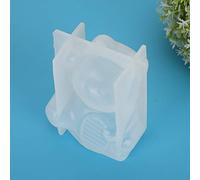 RASTKY Crystal Silicone Mold Eco-Friendly Aromatherapy Plaster Mould for Crafts, Simple Structure Drop Mold, Perfect for Art Projects [Plaster Mould] (Lucky Cat No. 2)