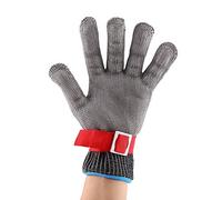 RASTKY Cut Resistant Stainless Steel Mesh Glove Durable Safety Butcher Protection Tool for Work Construction and Food Processing Markets