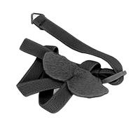 RASTKY Cute Bird Flying Harness Traction Rope, Easy Put On Angel Wings Bird Harness Leash for Small Sun Tailed Parakeets (Black)