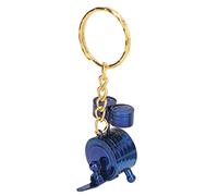 RASTKY Cute Mini Instrument Keychain Attractive Metal Keychain for Women Backpack Decoration (Blue)