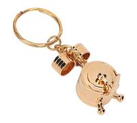 RASTKY Cute Mini Instrument Keychain Attractive Metal Keychain for Women Backpack Decoration (Gold)