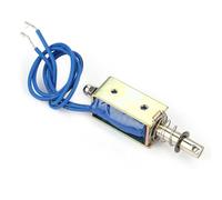 RASTKY DC Pull Electromagnet 6V/12V/24V 300mA, 5N Retractable Range 10mm, IdealIndustrial Automation Control - Food Machinery, Textile Equipment, (24V)