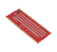 RASTKY DDR5 Desktop Memory Test Card LED Lights Indicating Open Short Circuit Easy to Use for Repairing Computer Motherboards DDR5 Tester CR2032 X1 (Red)