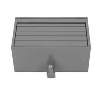 RASTKY Decorative Key Holder Toy Car Garage Shape with Smoothly Opening Door Easy Installation Spacious Key Storage Modern Minimalist Style 2pcs (Grey)