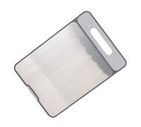 RASTKY Defrosting Tray Anti Scratch Multifunctional for Kitchen Standable for Home and Outdoor Picnics ABS Food Grade 13.4x9.4x0.4in (Silver Gray)