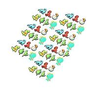 RASTKY Delicate Shoe Charm Decorations for Bubble Slides, Funny Cartoon Shoe Charm Set, PVC Decoration for Unique Shoes, 50pcs Cute Accessories for Shoes Bags Ornaments