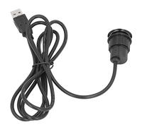 RASTKY Desk USB Power Grommet Durable Installation Easy to Install Recessed USB Outlet for Home Office 5V ABS Aluminum Alloy Power Grommet