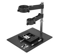 RASTKY Desktop Hot Air Gun Holder Durable Metal Clamp Stand for BGA Rework, Height Adjustable, Rational Design, Ideal for Repair Work, 25 X 20 X 23cm