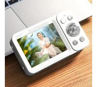RASTKY Digital Camera 64MP 4K Video 18X Zoom CMOS Image Stabilization Fill Light with Self Timer Continuous Photography Fun Photo Frame for Kids Beginners Teens Adults (32GB)