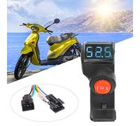 RASTKY Digital Electric Bike Thumb Throttle with Real-time Voltage Display for Accurate Power Measurement Suitable for Lead-Acid, Lithium, and Water Batteries