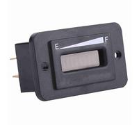 RASTKY Digital LED Battery Indicator Meter Gauge 12V 24V 36V 48V Universal Voltage Monitor for Carts Boats RVs Motorcycles Black Plastic Easy Installation (BI003-48V)