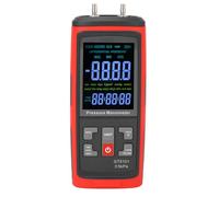 RASTKY Digital Manometer Backlit Display Gas Pressure Tester for Troubleshooting, Calibration, 2 Port Digital Manometer, 4.45cm X 4.95cm LCD Screen
