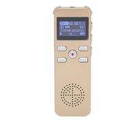 RASTKY Digital Voice Recorder Professional Noise Reduction Sound Recording Device for Lectures Meetings, 220 Hours MP3 Recorder for Students Office Workers Golden (8G)