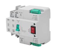 RASTKY DIN Rail Dual Power Electrical Selector Switch with Silver Contact for Reliable Power Supply AC for Various Places 1 Pc (80A)