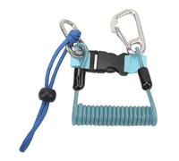 RASTKY Diving Camera Hook Spring Rope Stainless Steel Anti-Lost Diving Hook with Archery Storage Box/Cover Buckle and Flexible Design (Blue)