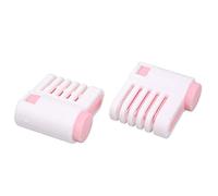 RASTKY DIY 2Pcs Cake Bread Slicing Cutter Guide Tool for Home Kitchen, ABS Plastic Bread Cutter for Professional Bakers, Suitable for Home Kitchens & Bakeries, Green 52036-A (External White Internal