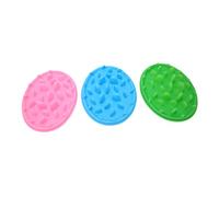 RASTKY Dog Cat Slow Feeder Dish Prevent Choking Puzzle Food Bowl for Pet Silicone 7.1 X 9.8in 3pcs