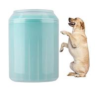 RASTKY Dog Cleaner Cup -Pet Cleaning Brush Cup with Gentle Silicone Bristles Effective Dog Foot Washing, Ideal Daily Care (Green)