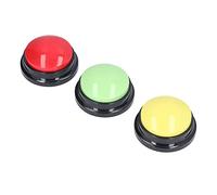 RASTKY Dog Talking Buttons Clear Voice Recording Button for Pets, Portable Multifunctional Recordable Dog Buttons, 3 Colors for Pet Training