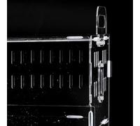 RASTKY Double Layer Acrylic Hamster Cage - Transparent, Breathable Hamster House for Small Animals Including Guinea Pigs and Sugar Gliders - Easy to Clean with Integrated Handles (30x20x30cm /