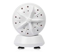 RASTKY Double-Turbine Waving Washer Mini Washing Machine 4-Speed Adjustable Version Forward & Reverse for Business Trip Pet's Clothings, 12V ABS+Electronic Components (Style 2)
