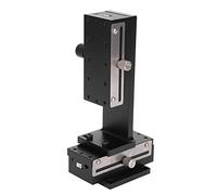 RASTKY Dovetail Manual Gear Fine-Tune Sliding Stage XZ Axis Trimming Platform for Semiconductor Manufacturing Equipment Black Anodized