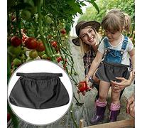 RASTKY Durable Harvesting Bag Adjustable Nylon Belt Easy-to-Wear Storage Bag for Fruit Veggie Gathering Ideal for Enjoying Harvesting Without Using Hands Khaki Size: 44" * 60" * 40cm