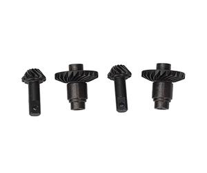 RASTKY Durable Helical Gear Set Low Noise Operation Gear Kit for 1/18 TRX4M RC Car, Steel Axle Differentials, 24T 12T Teeth, 2 Large 2 Small Teeth