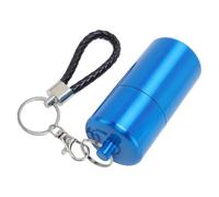RASTKY Durable Metal Storage Tube Container with Lid for Adventure Seekers, Compact Airtight Aluminum Bottle for Fishing Hooks, Seasonings, Keychain Storage Tube (Blue)