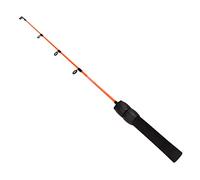RASTKY Durable Mini Ice Fishing Rod 50cm FRP Pole with Comfortable EVA Handle for Saltwater Surf Fishing