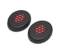 RASTKY Ear Pad Replacement Cushions OE2/OE2i/SoundTrue Headset - Comfortable Black Red Ear Pads (Black Red with Ox Horn Decor)