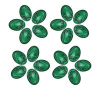 RASTKY Egg Shaped Malachite Gemstone Cabochon Beads Polished Palm Stone 18x13mm 20PCS for Crystal Collectors